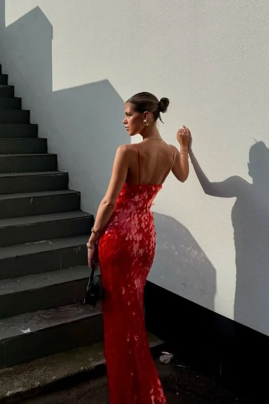 Vestido largo maxi de lentejuelas Kailani