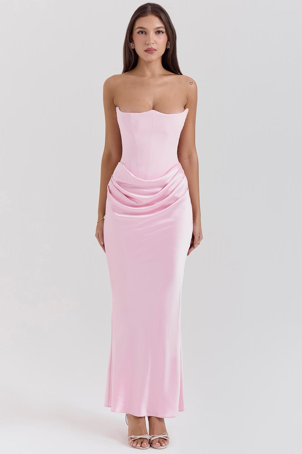 Tessa | Vestido Largo Sin Tirantes