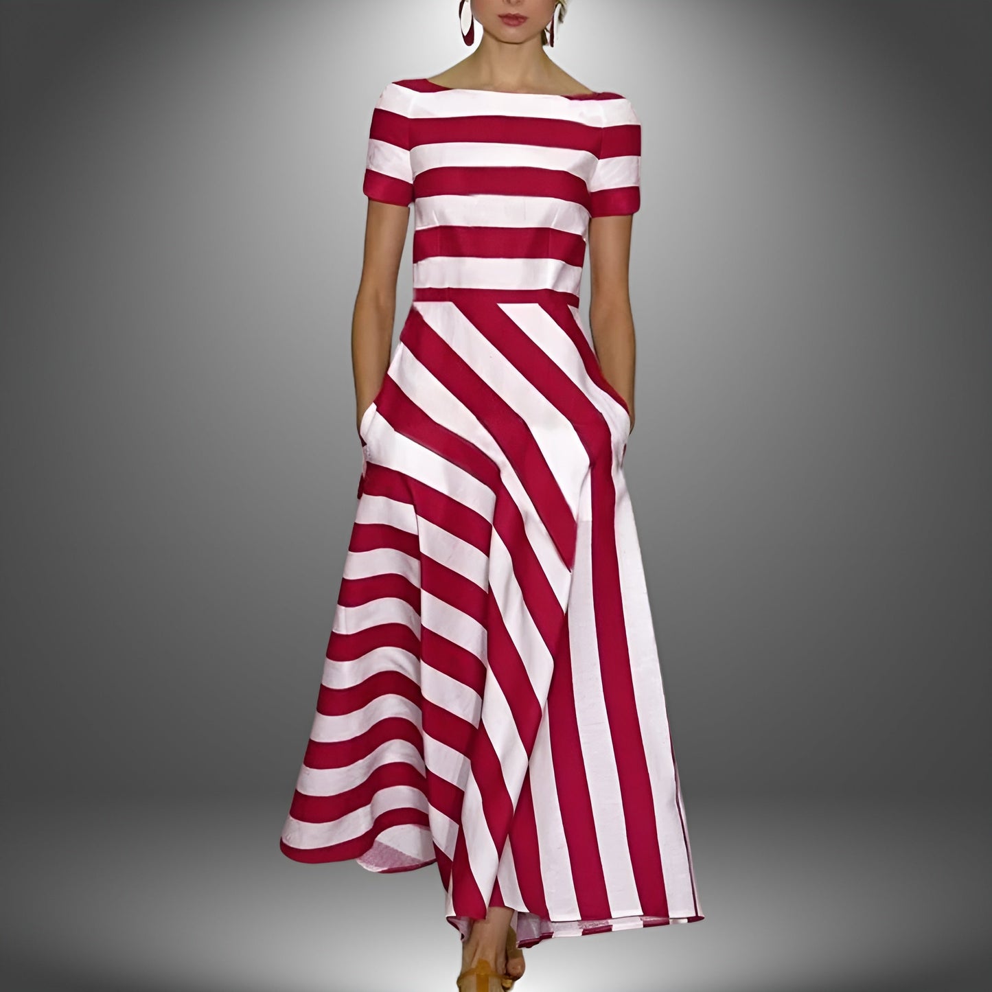 Elisa | Vestido de rayas