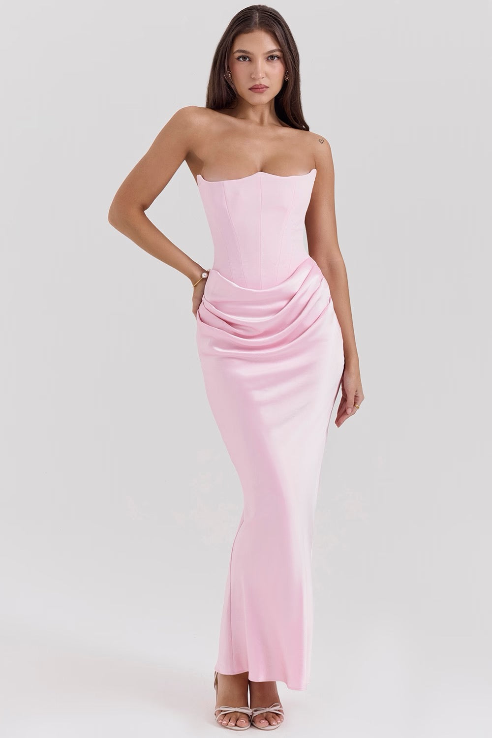 Tessa | Vestido Largo Sin Tirantes
