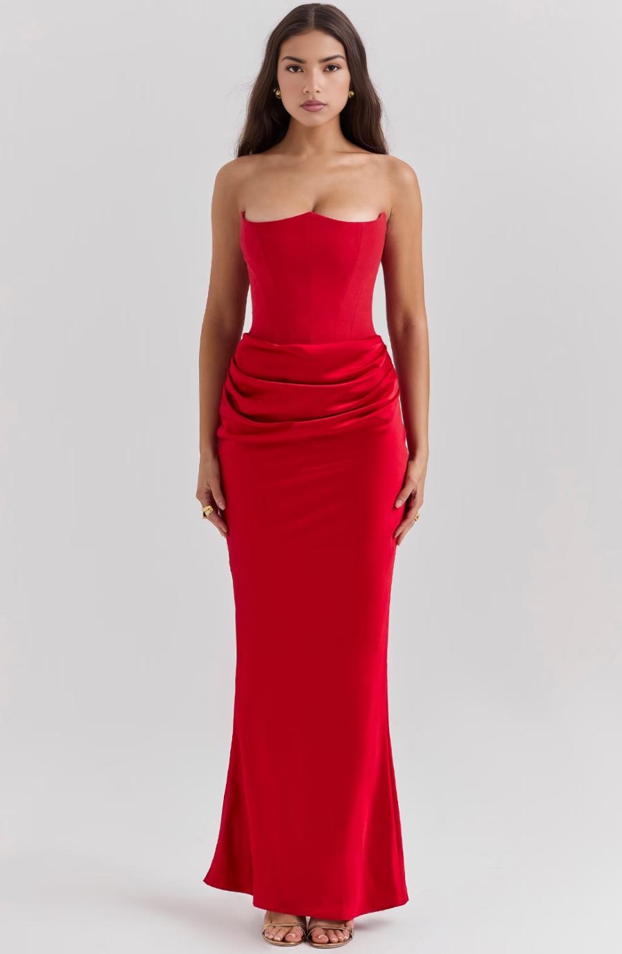 Tessa | Vestido Largo Sin Tirantes