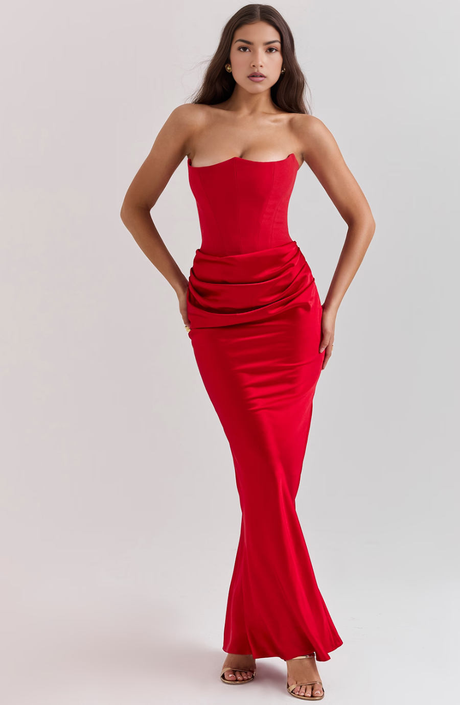 Tessa | Vestido Largo Sin Tirantes
