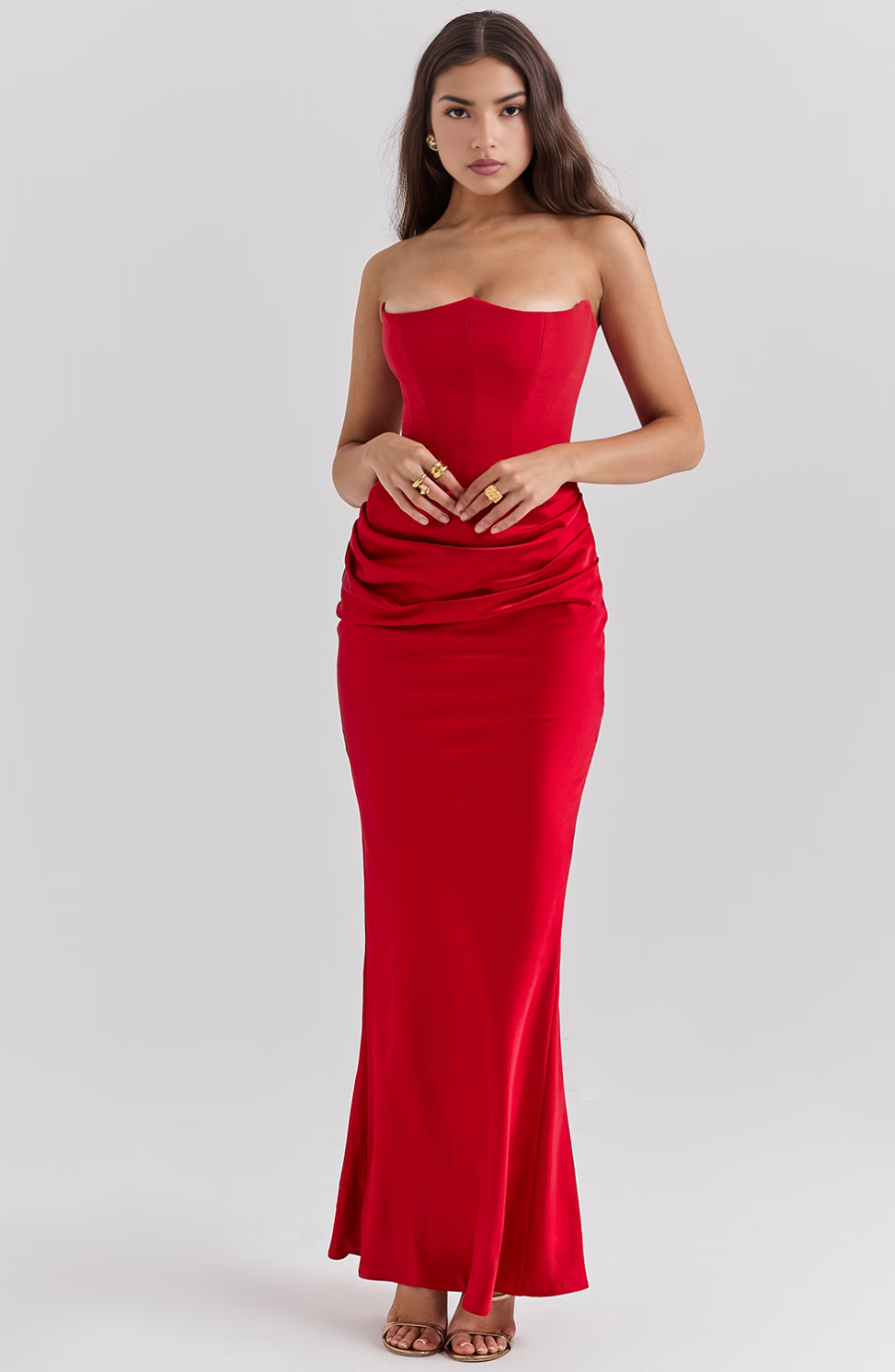 Tessa | Vestido Largo Sin Tirantes