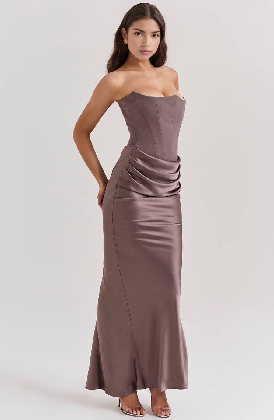Tessa | Vestido Largo Sin Tirantes
