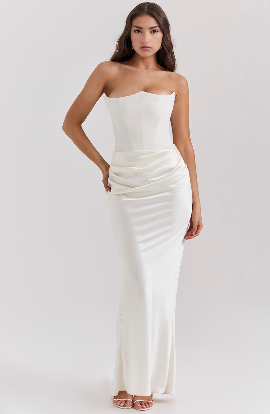 Tessa | Vestido Largo Sin Tirantes