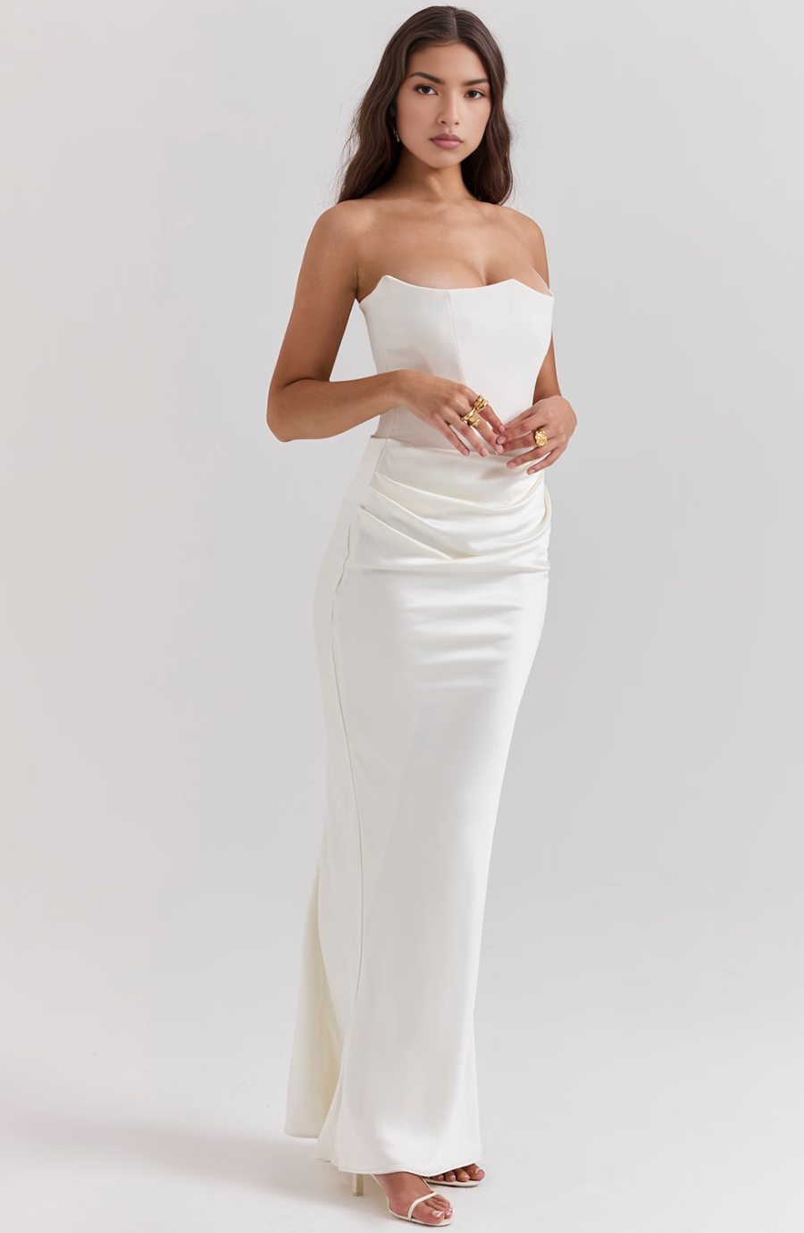 Tessa | Vestido Largo Sin Tirantes