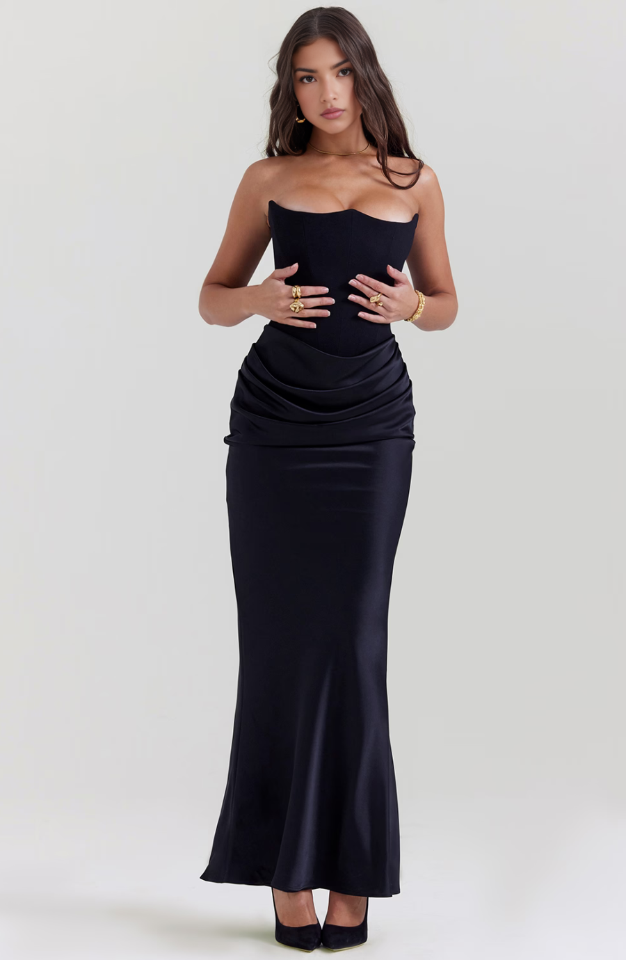 Tessa | Vestido Largo Sin Tirantes