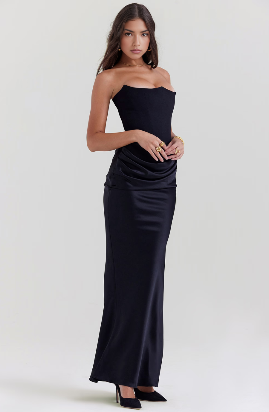 Tessa | Vestido Largo Sin Tirantes