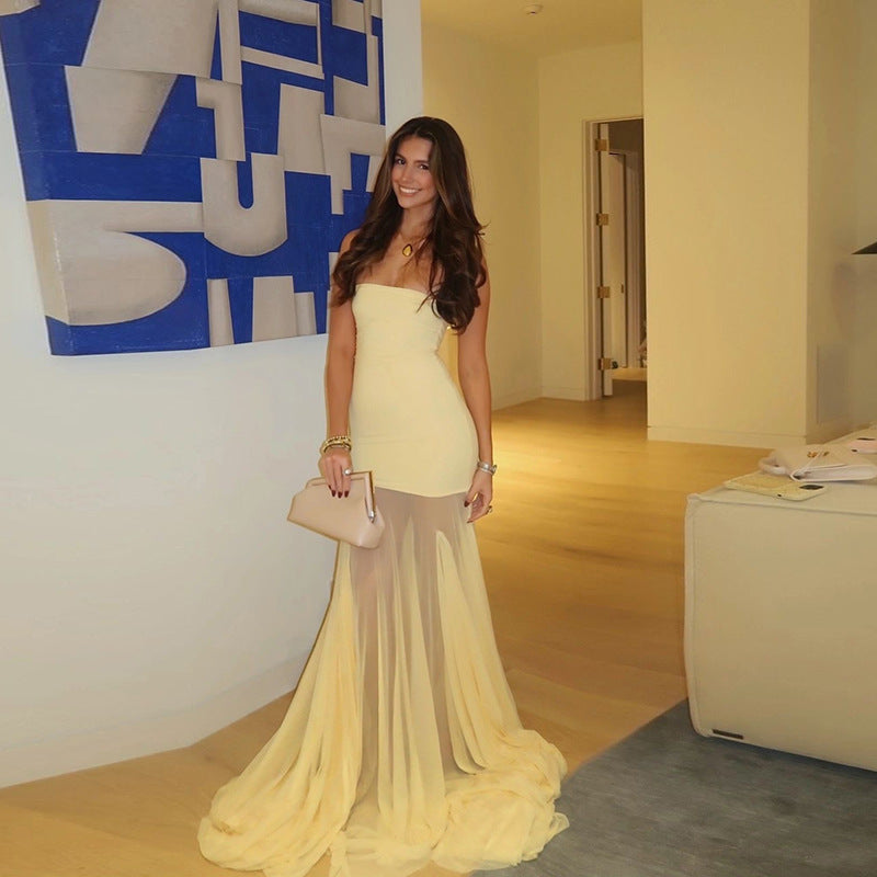 Calliope | Vestido largo ajustado estilo bustier