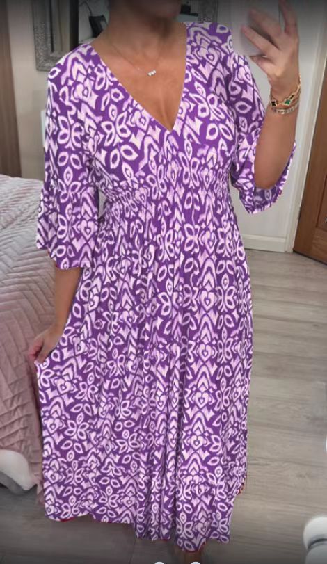 Vestido Nuria™️ – Estilo Fluido y Atemporal