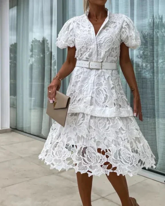 Adelina | Vestido Retro de Encaje