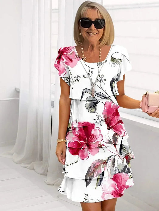 Vestido Elena™️ – Ligero, Estampado y con Mucho Estilo