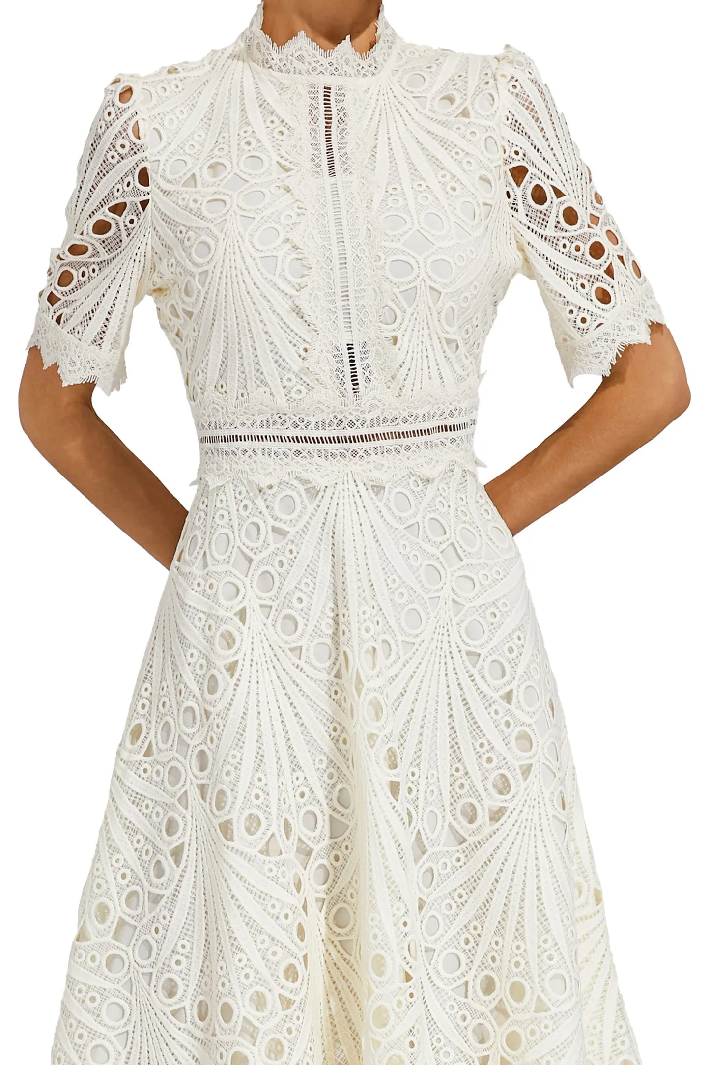 Hallie | Vestido Midi de Encaje