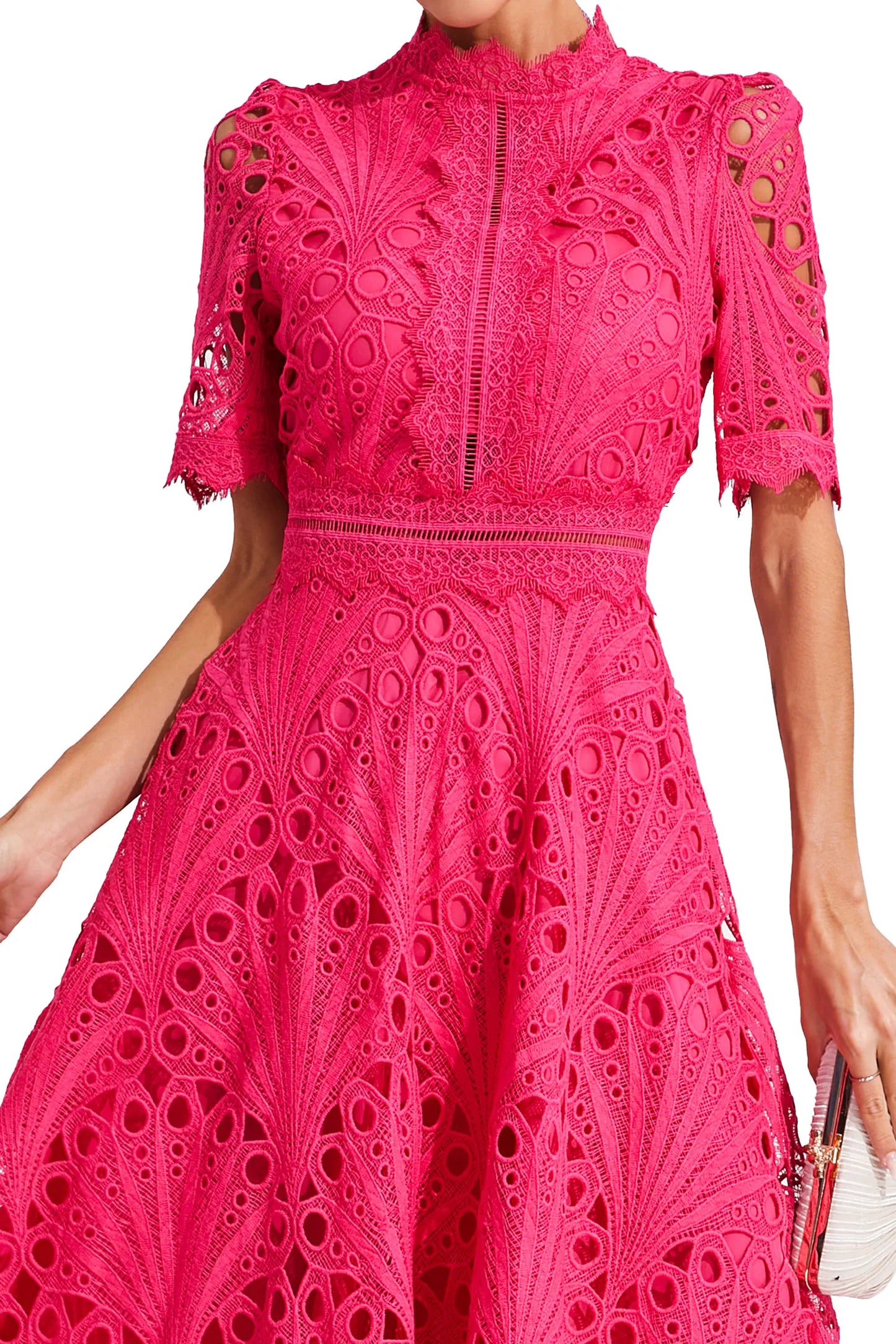 Hallie | Vestido Midi de Encaje
