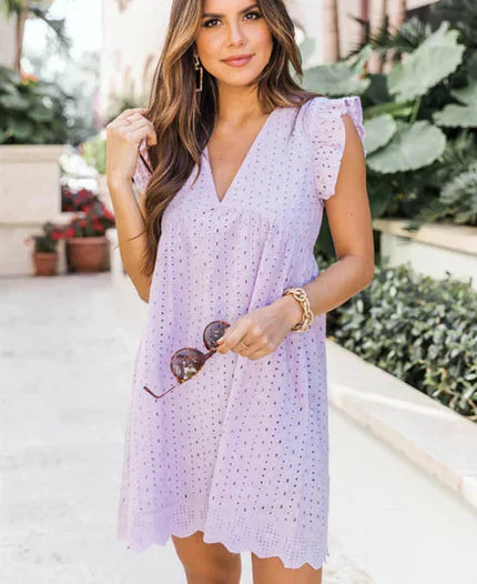 Penélope | Vestido Elegante de Encaje con Bolsillos