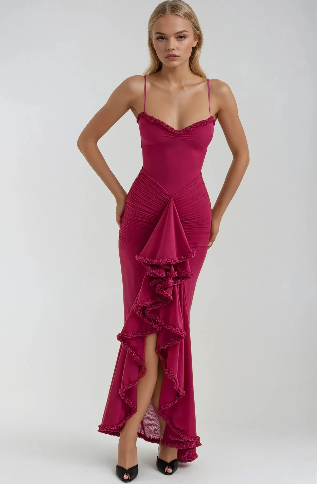 Ruby | Elegante Vestido con Volantes