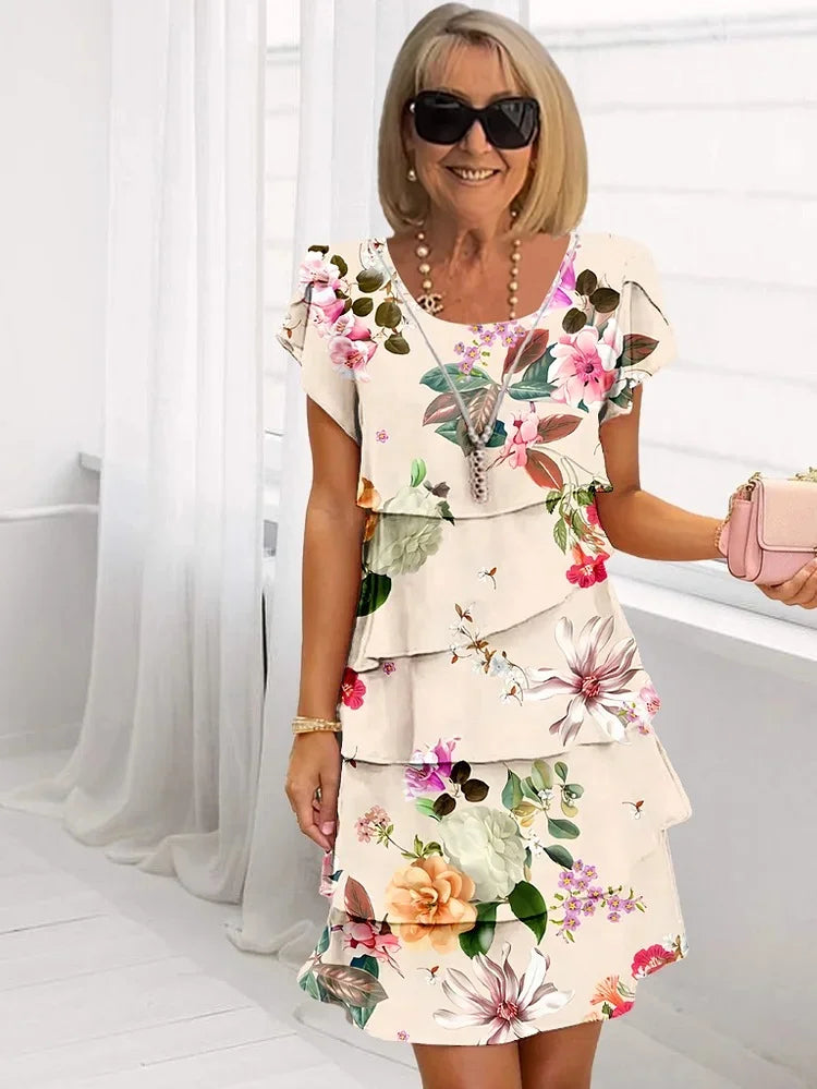 Vestido Elena™️ – Ligero, Estampado y con Mucho Estilo