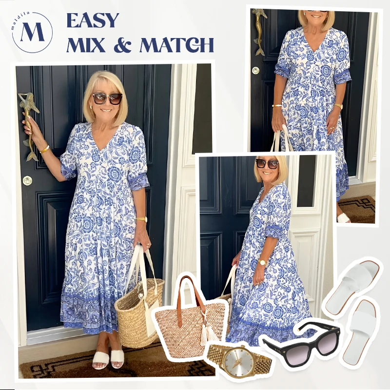 Vestido Pilar™️ – Estilo Floral y Comodidad Diaria