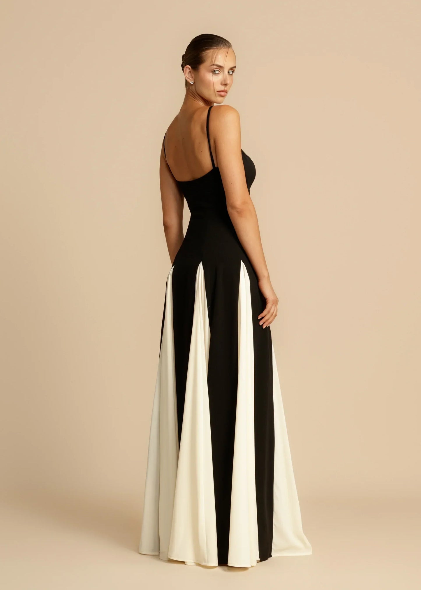 Vestido Beatriz™ | Elegancia Bicolor Atemporal