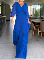 Vestido Claudia™️ – Glamour Plisado y Sofisticación